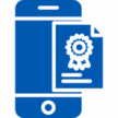 Smartphone with document icon